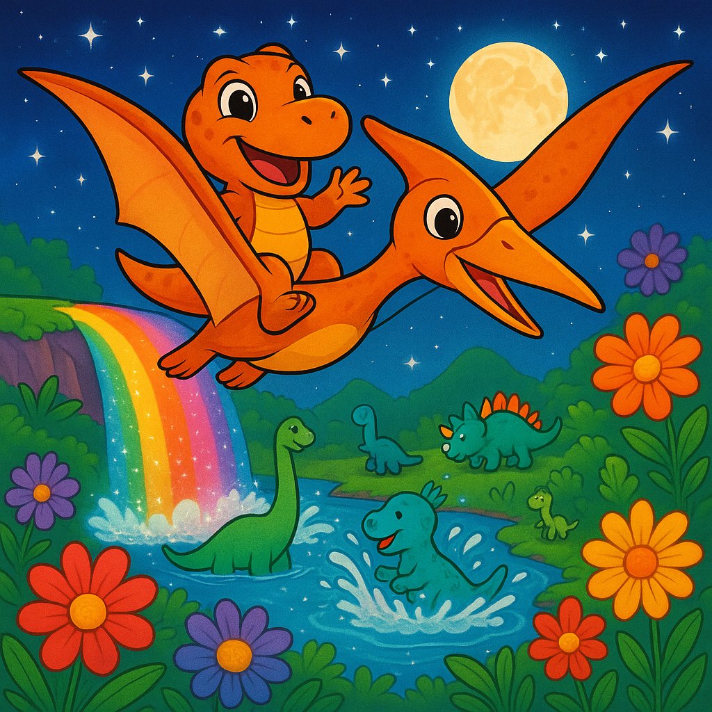 bedtime story dinosaur
