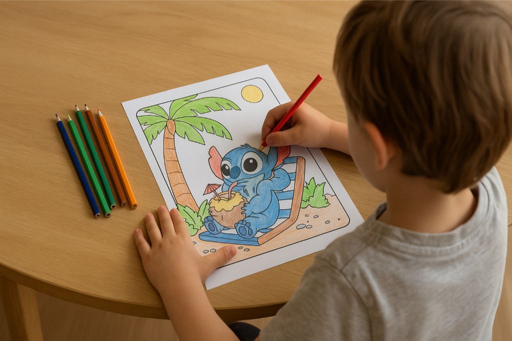 coloring pages benefits