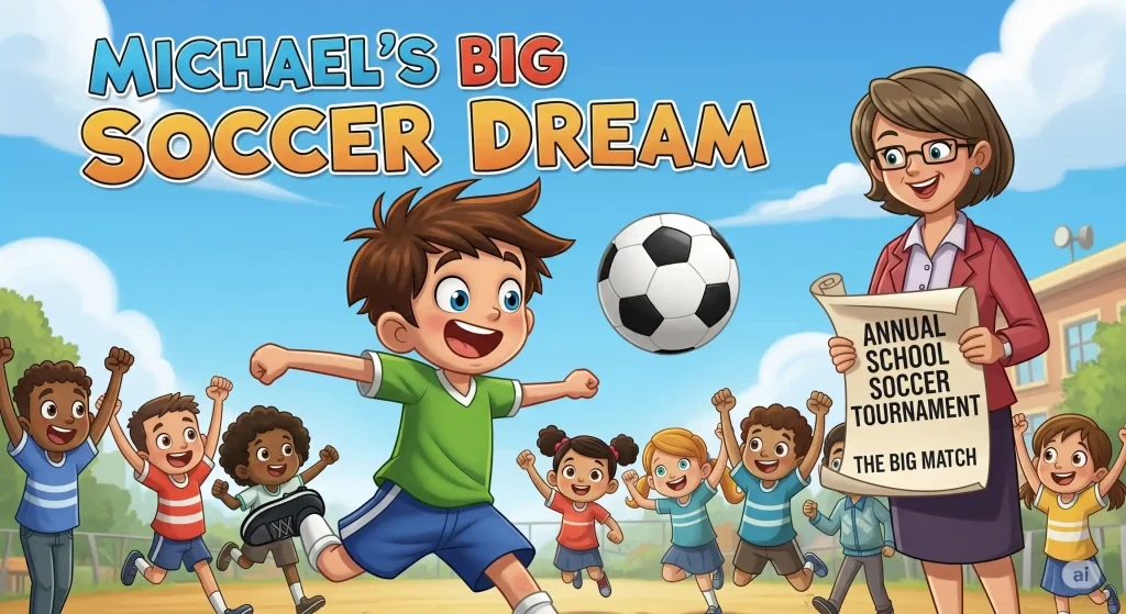 Micheal soccer match