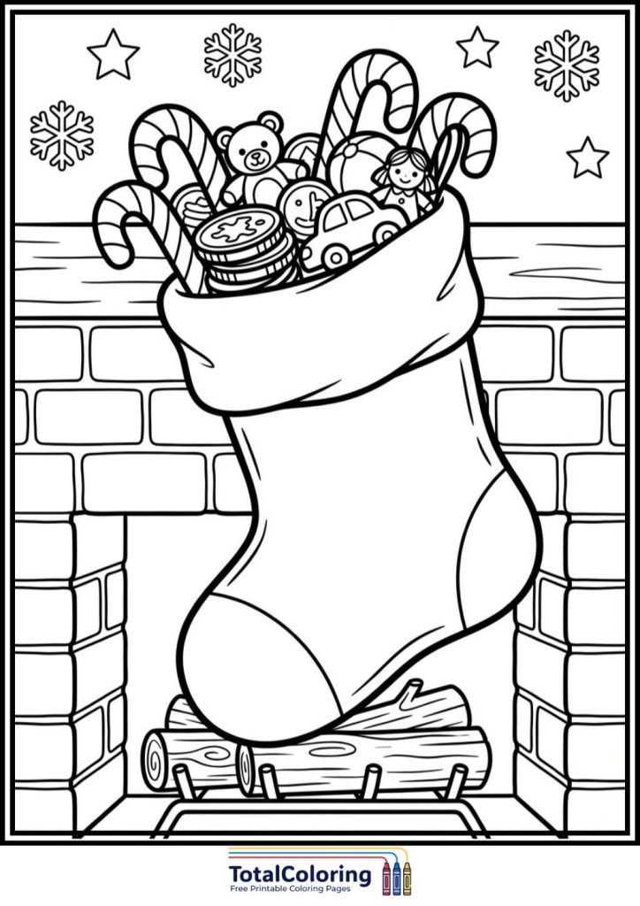 Christmas coloring page