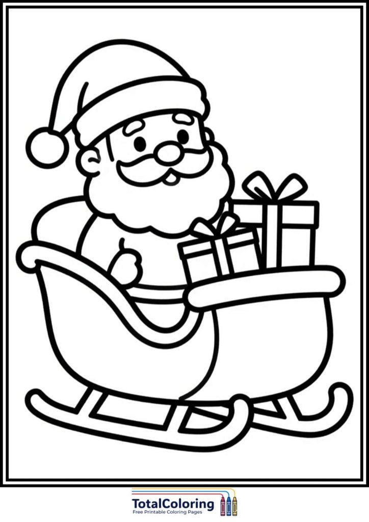 Christmas coloring page