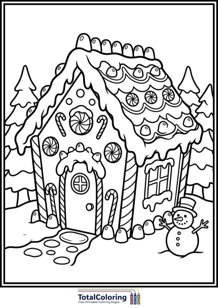 Christmas coloring page