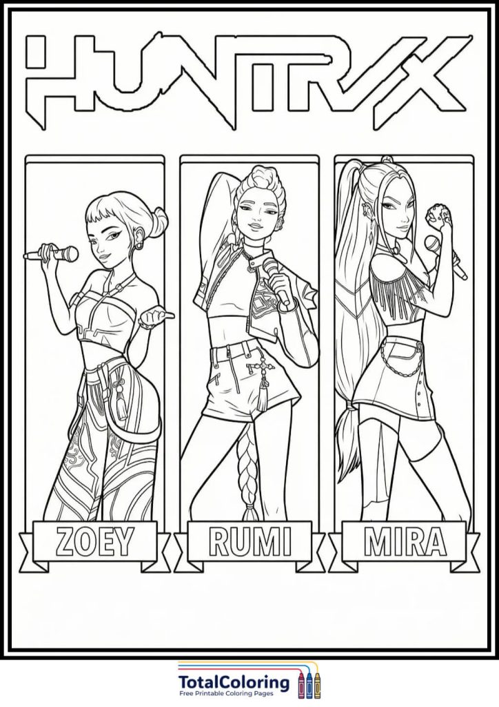 huntrix kpop demon hunters