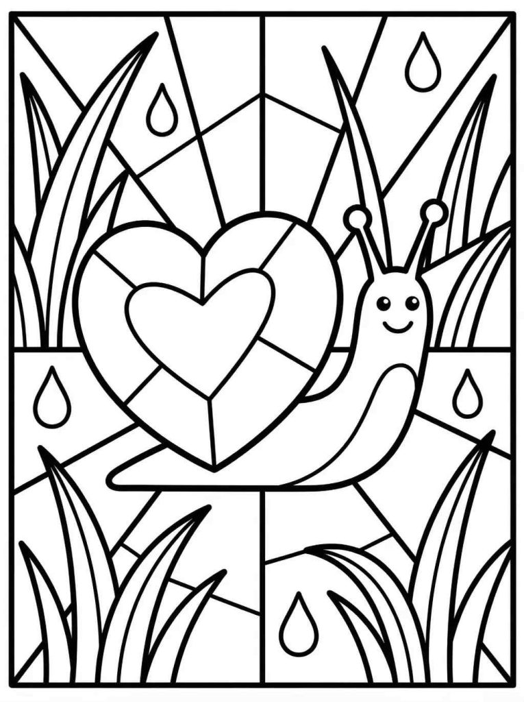 pop art valentines crowned heart