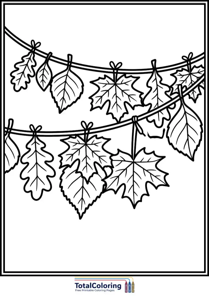 fall leaf garland